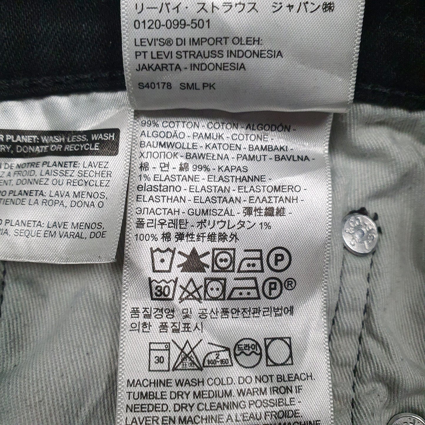 Mens Black Levis   Jeans