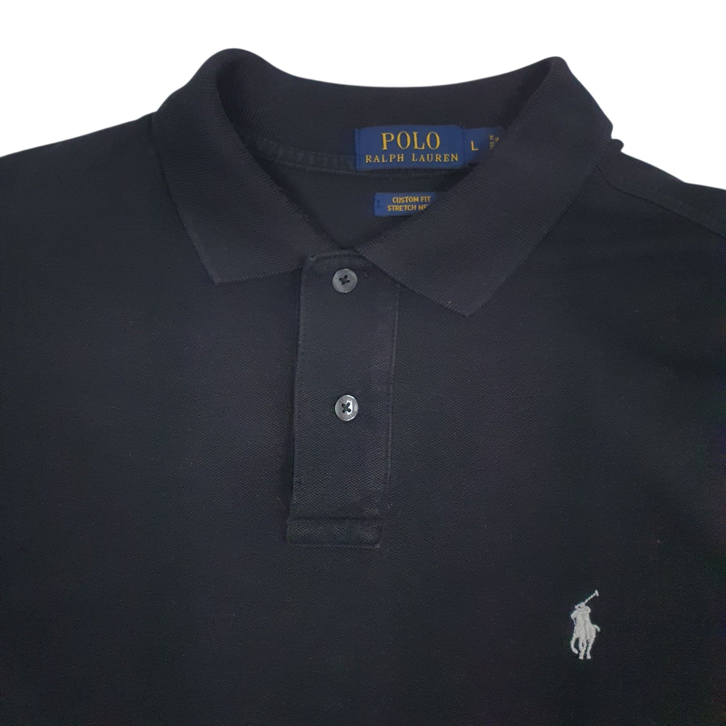 Mens Black Polo Ralph Lauren   Polo Shirt