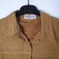 Mens Tan Burberry Vintage 90s Suede  Shirt