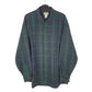Mens Navy L.L.Bean Thick Flannel Long Sleeve Shirt
