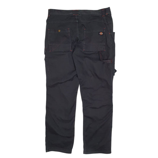 Mens Black Dickies   Trousers