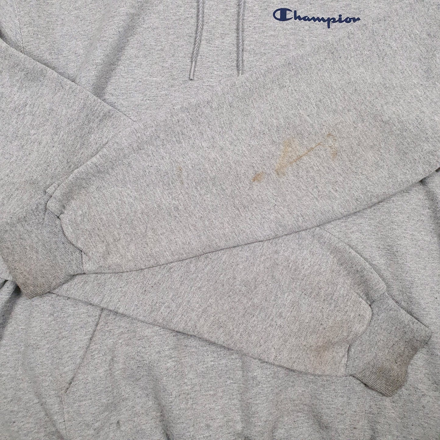 Mens Grey Champion  Hoodie Jumper