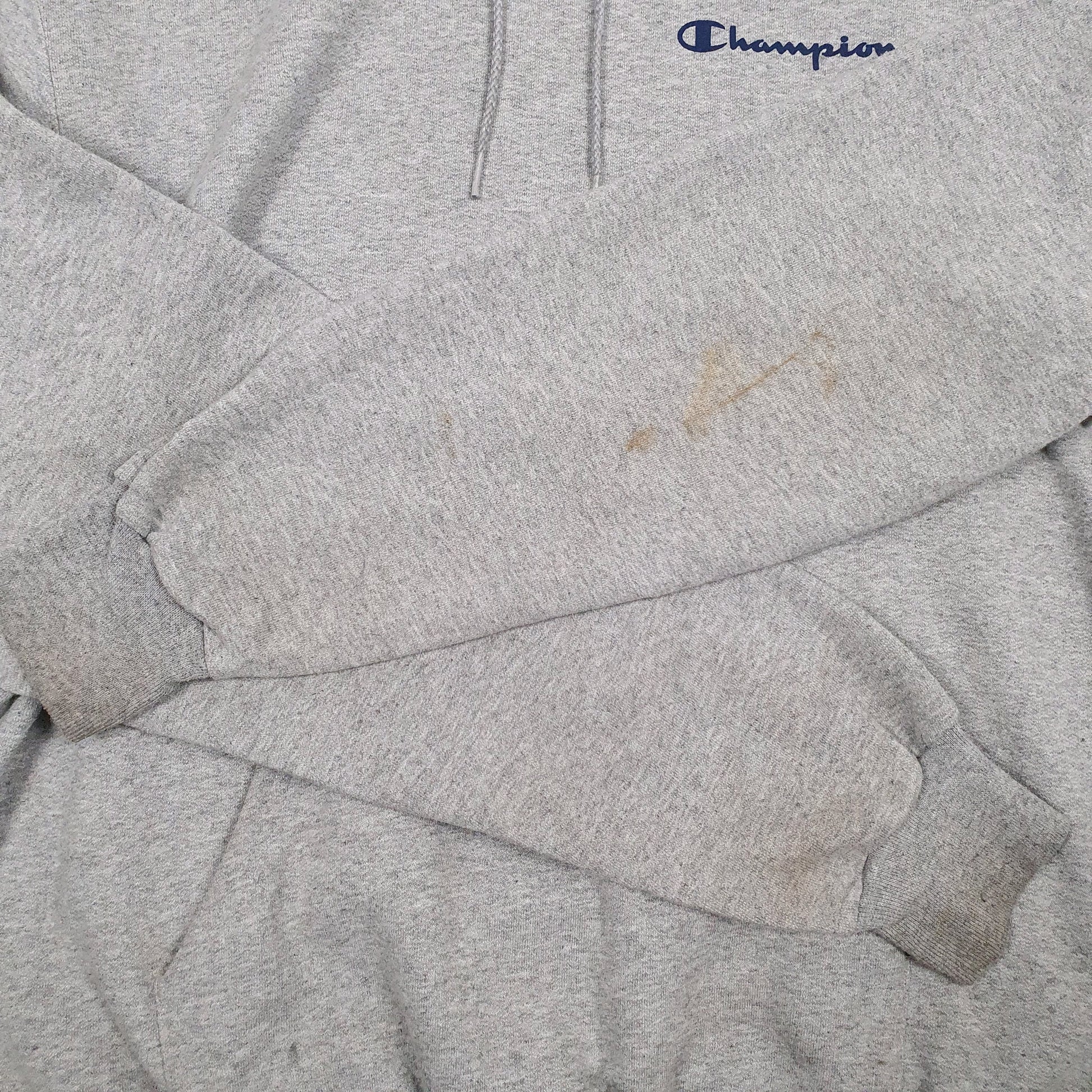 Mens Grey Champion  Hoodie Jumper