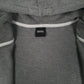 Mens Grey Hugo Boss Hoodie Full Zip Jumper