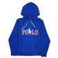 Mens Blue Polo Ralph Lauren Spellout Hoodie Jumper