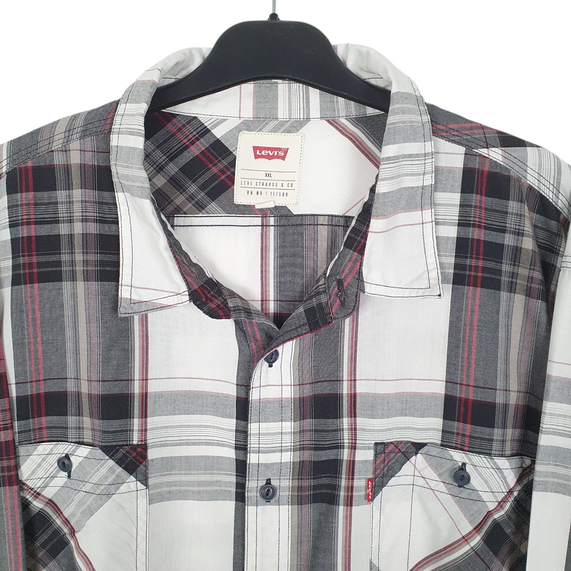 Mens Grey Levis Western  Shirt