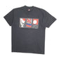 Mens Black Fruit Of The Loom Single Stitch Vintage 90s Japan Short Sleeve T Shirt