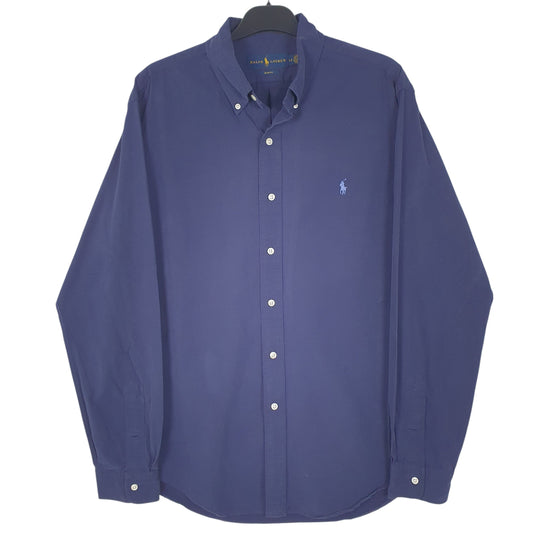 Mens Navy Ralph Lauren  Long Sleeve Shirt