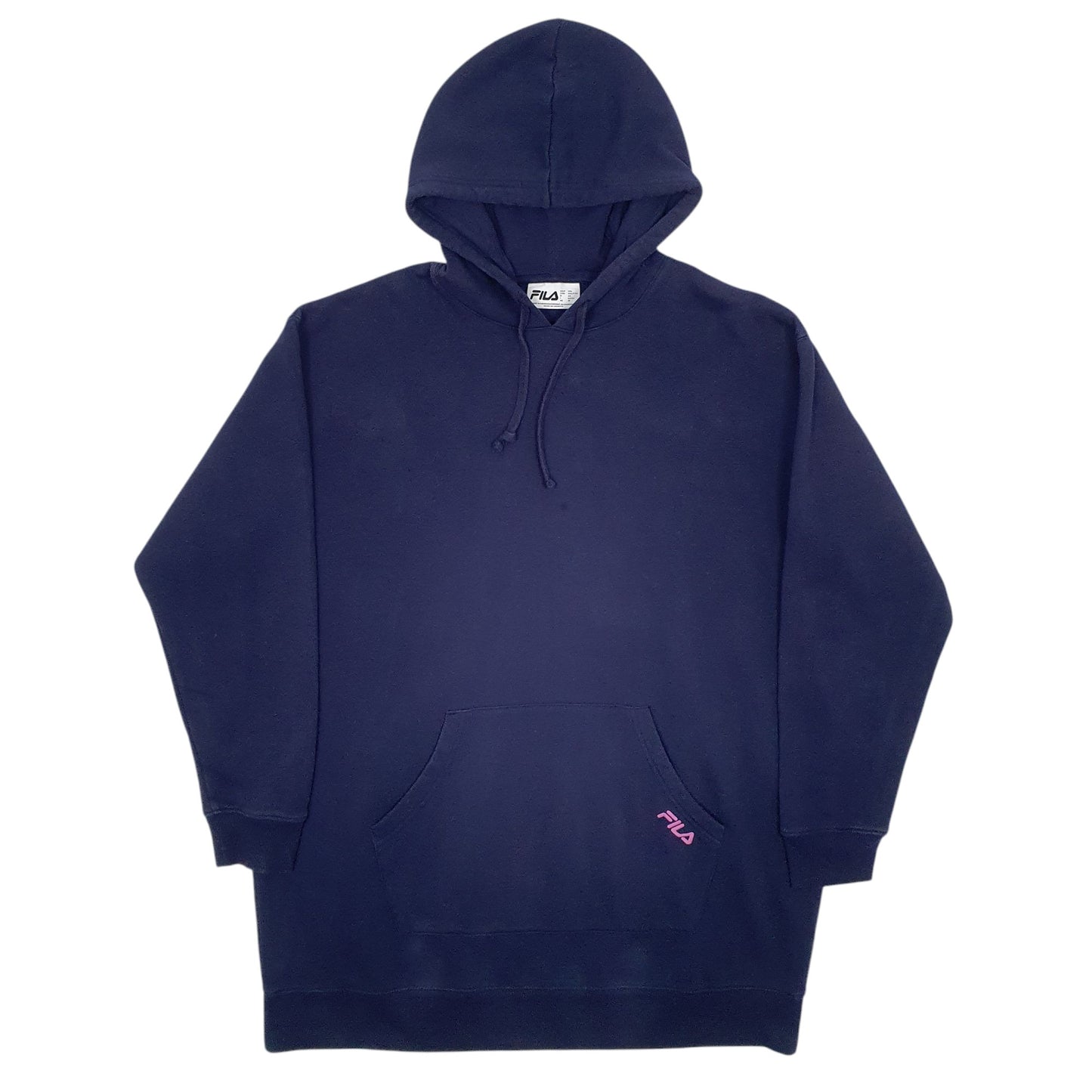 Mens Navy Fila  Hoodie Jumper