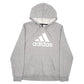 Womens Grey Adidas Golf Spellout Hoodie Jumper