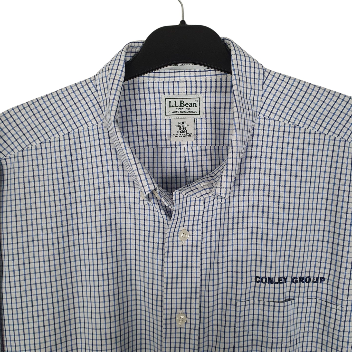 Mens Blue L.L.Bean   Shirt