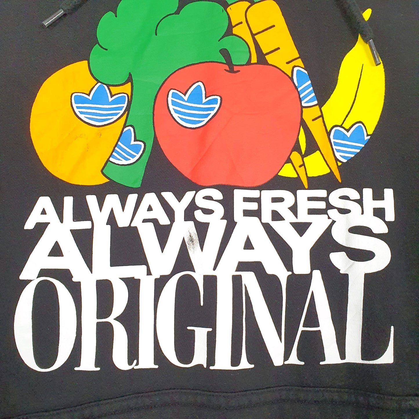 Mens Black Adidas  Hoodie Jumper