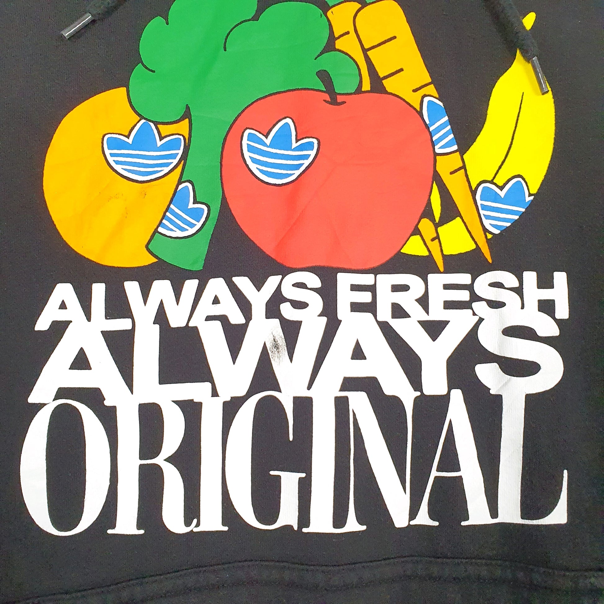 Mens Black Adidas  Hoodie Jumper