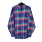 Mens Blue Dockers Levis Vintage 90s Madras Long Sleeve Shirt