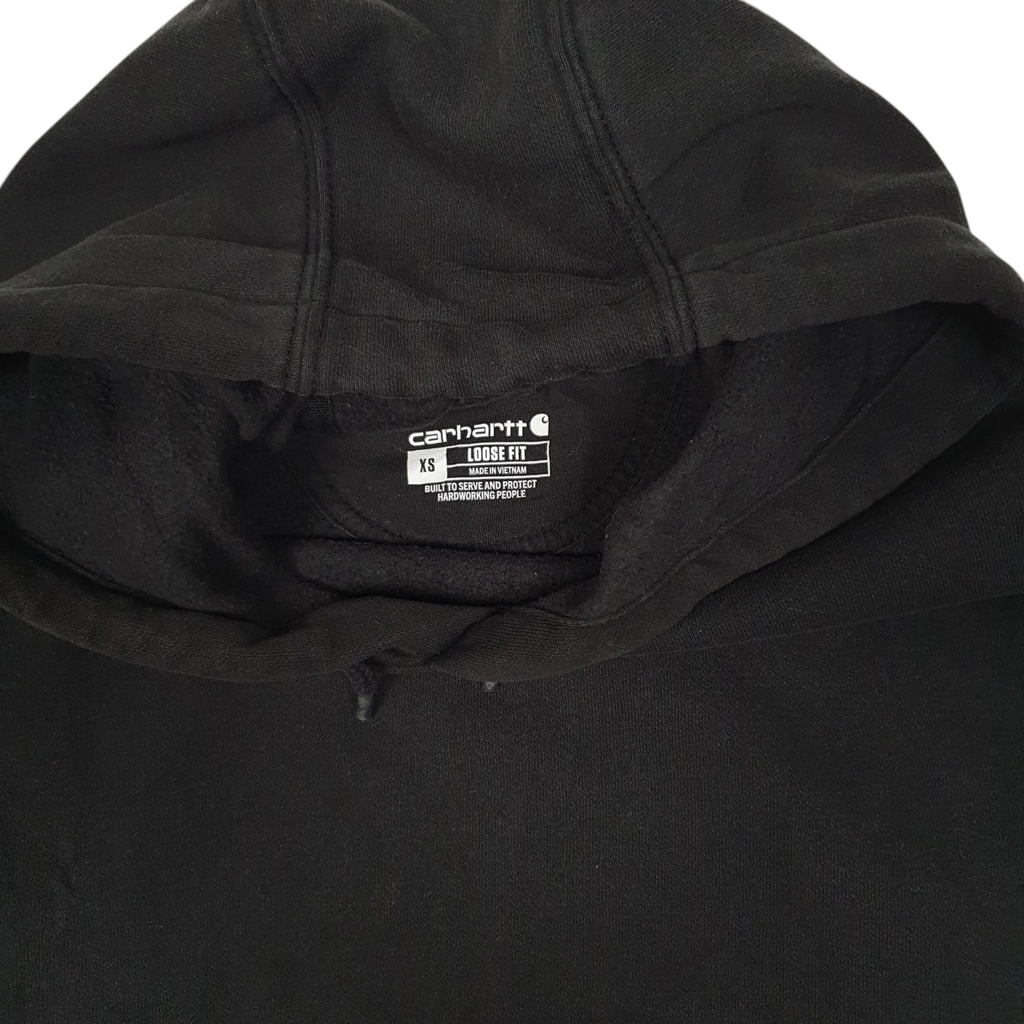 Mens Black Carhartt  Hoodie Jumper