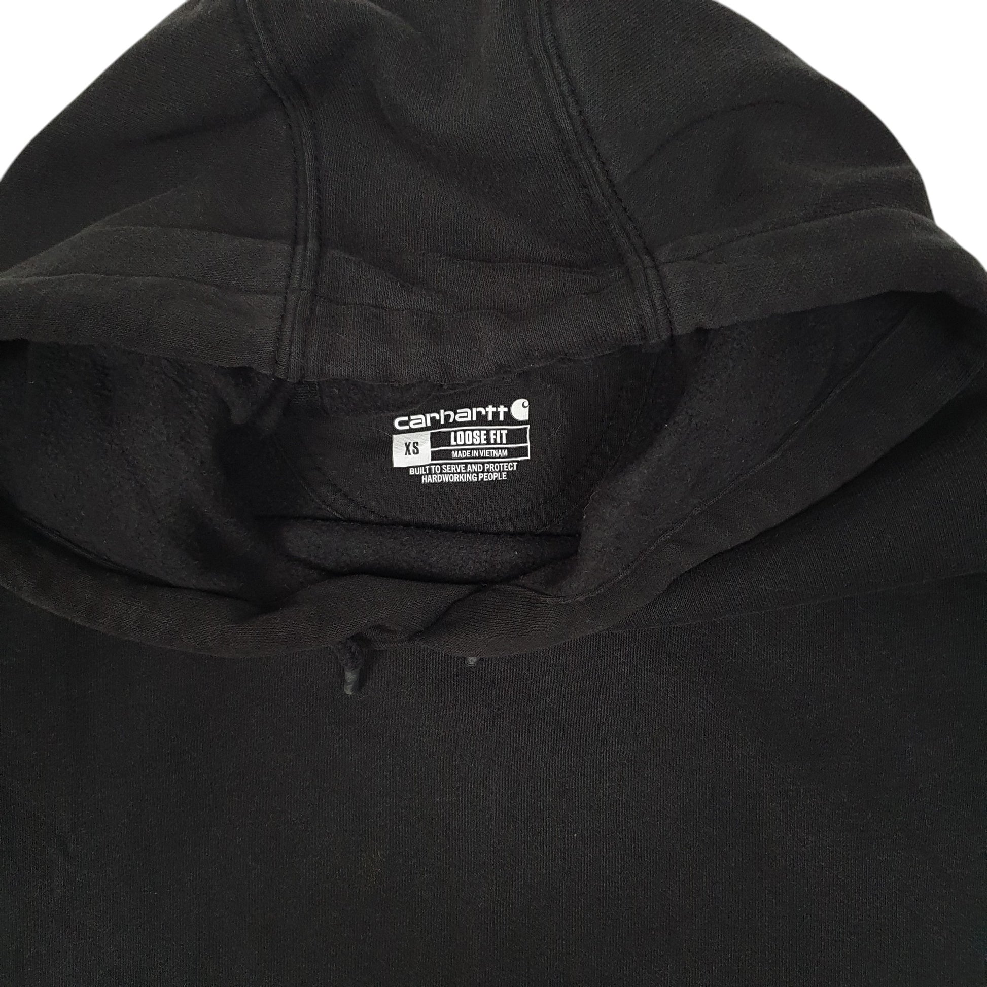 Mens Black Carhartt  Hoodie Jumper