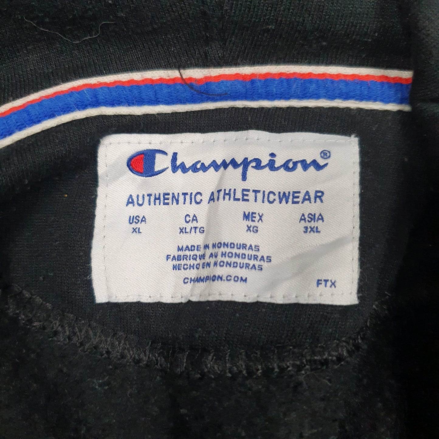 Mens Black Champion  Hoodie Jumper