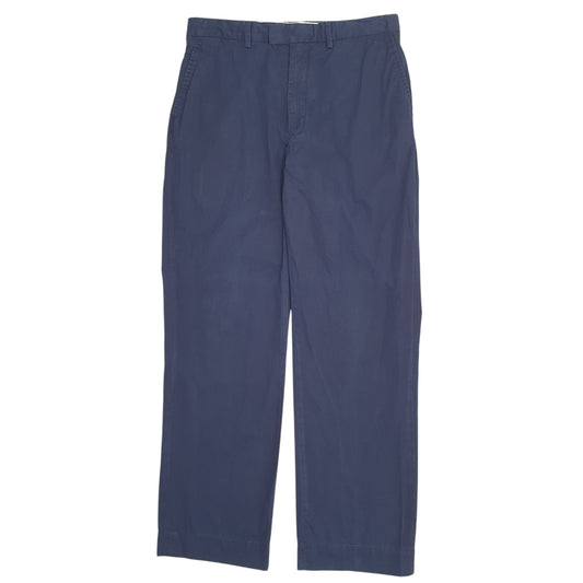 Mens Navy Polo Ralph Lauren Wide Leg Buckleback Chino Trousers