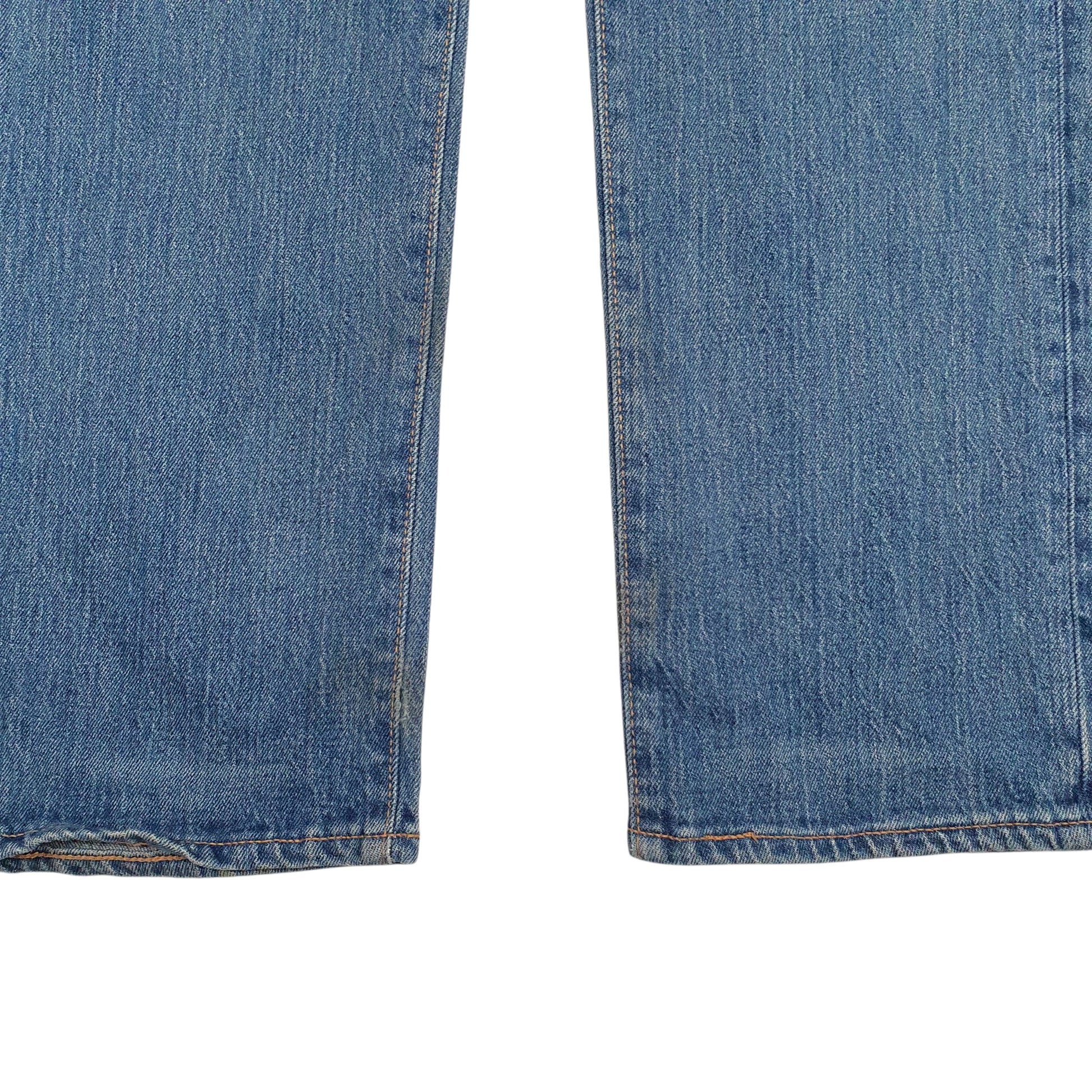 Mens Blue Levis White Oak Cone Denim  Jeans