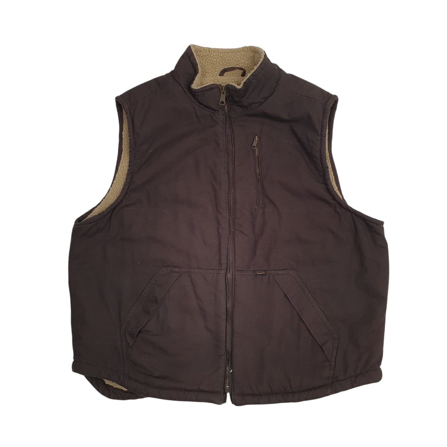 Mens Brown Lee Vest Bodywarmer  Coat