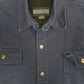 Mens Navy Dakota Shacket Shirt CPO Fleece Lined  Coat