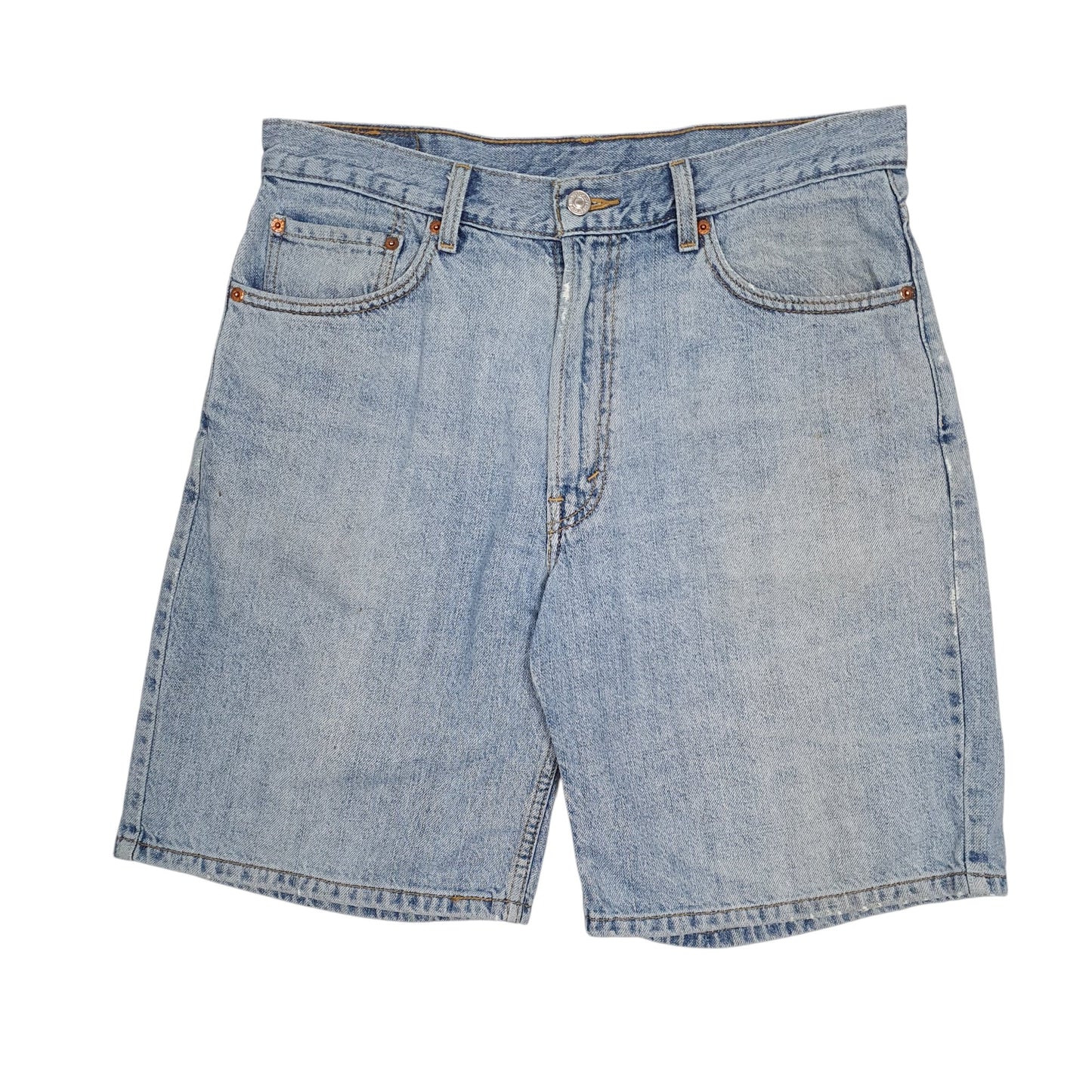 Mens Blue Levis 550 Vintage 00s Denim Shorts
