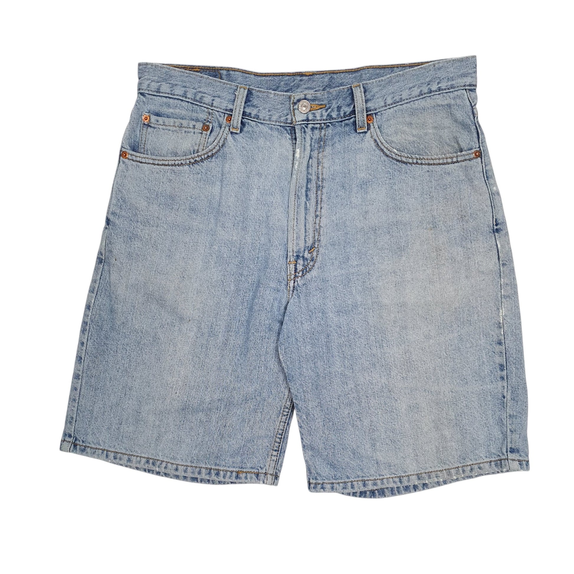 Mens Blue Levis 550 Vintage 00s Denim Shorts