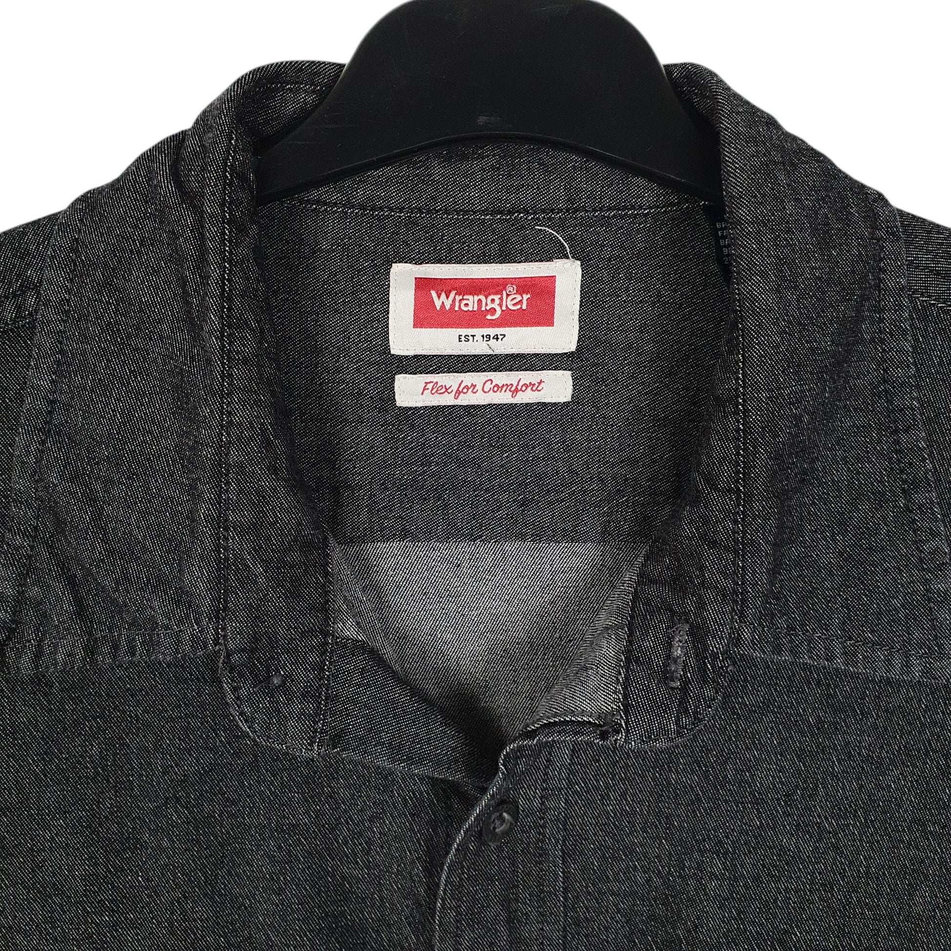 Mens Grey Wrangler   Shirt