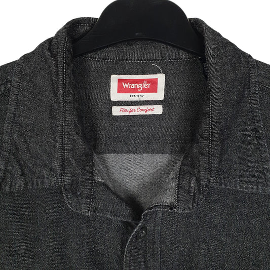 Mens Grey Wrangler   Shirt