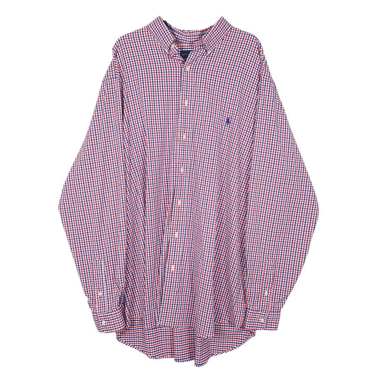 Mens Red Ralph Lauren Performance Long Sleeve Shirt