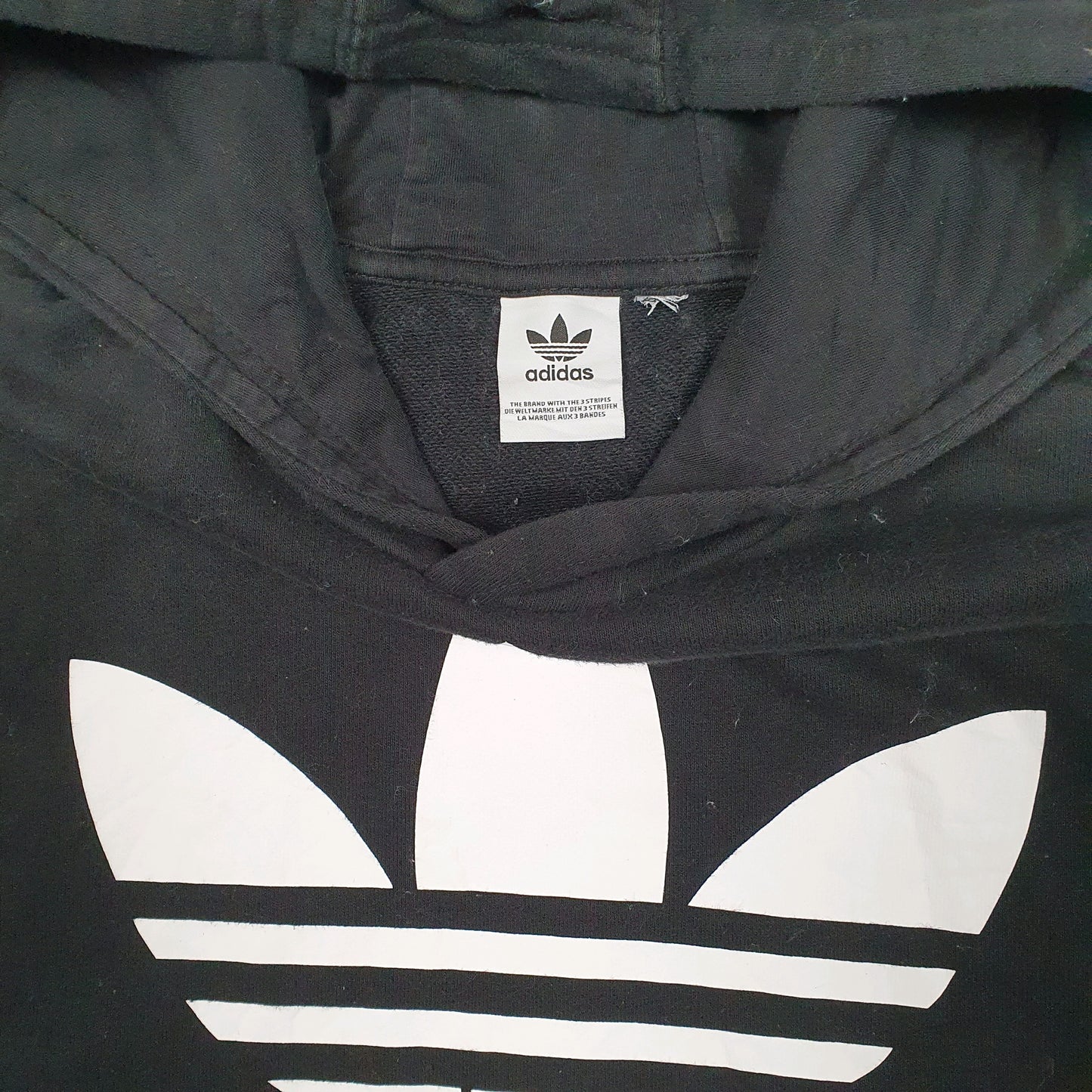 Mens Black Adidas Originals Hoodie Jumper