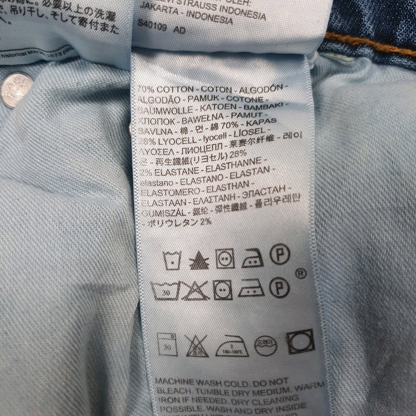 Mens Blue Levis   Jeans