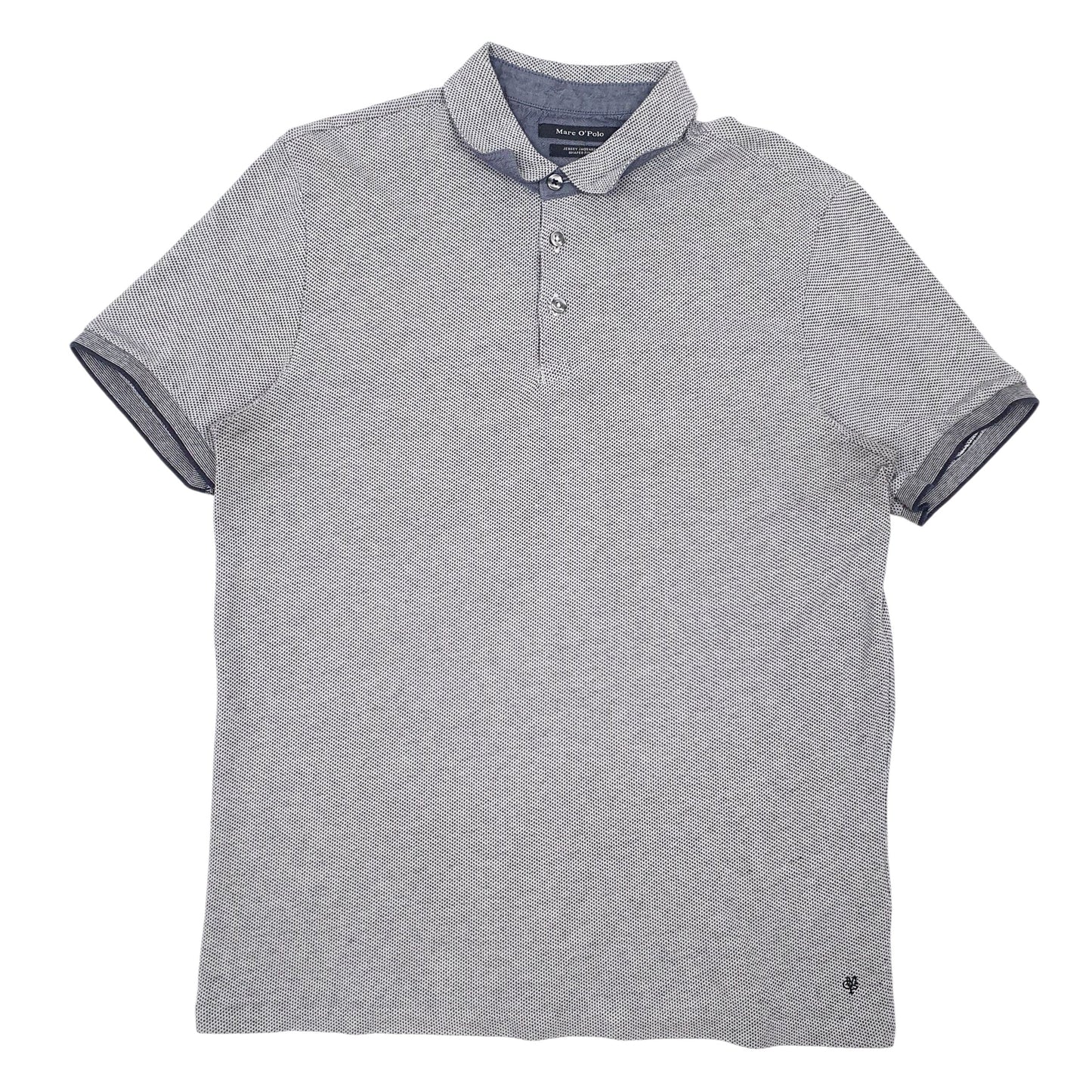 Mens Grey Marc O Polo  Short Sleeve Polo Shirt