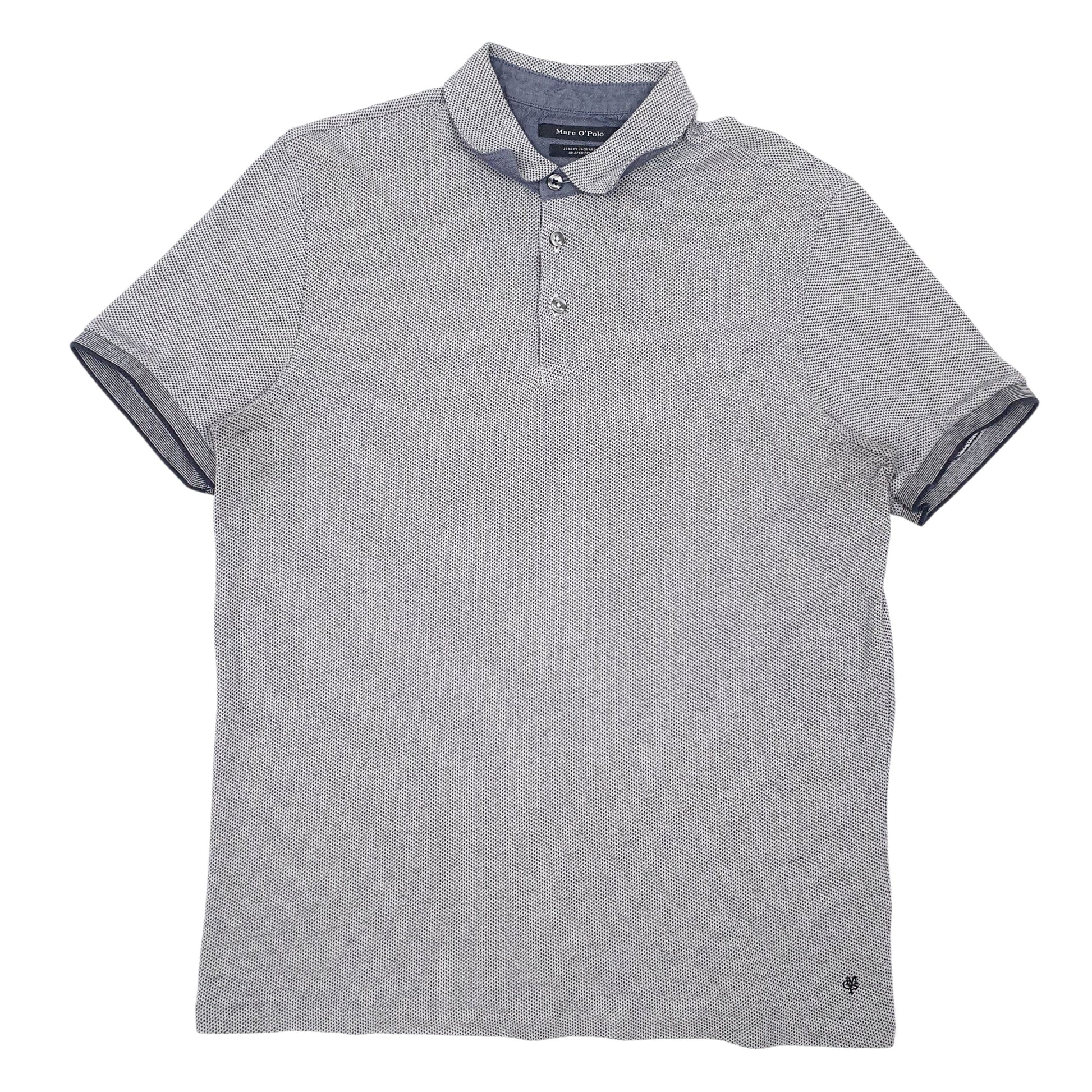 Mens Grey Marc O Polo  Short Sleeve Polo Shirt