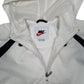 Womens White Nike Vintage 90s Pullover Baggy Fit  Coat