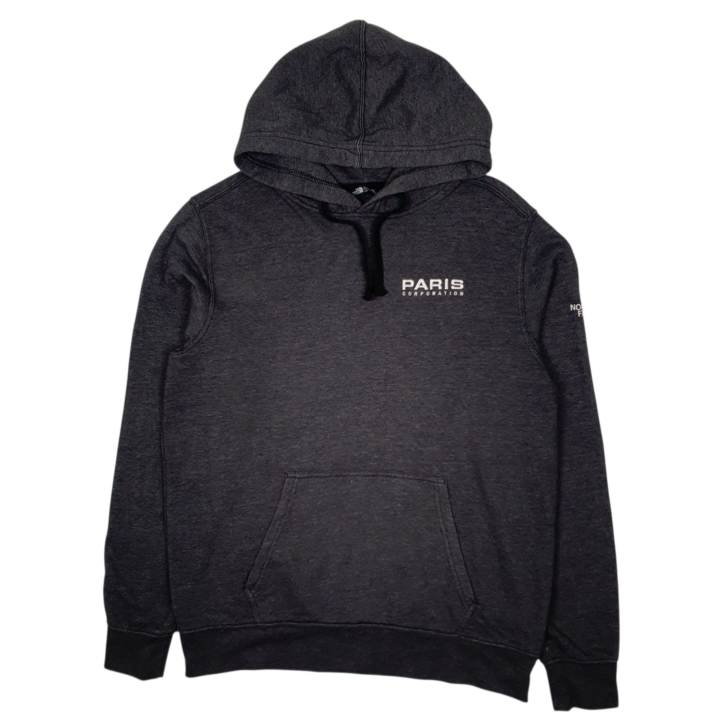 Mens Grey The North Face Paris Hoodie Jumper