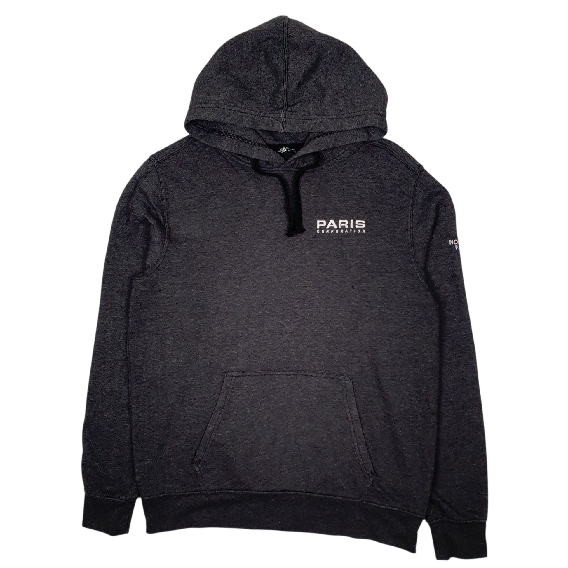 Mens Grey The North Face Paris Hoodie Jumper
