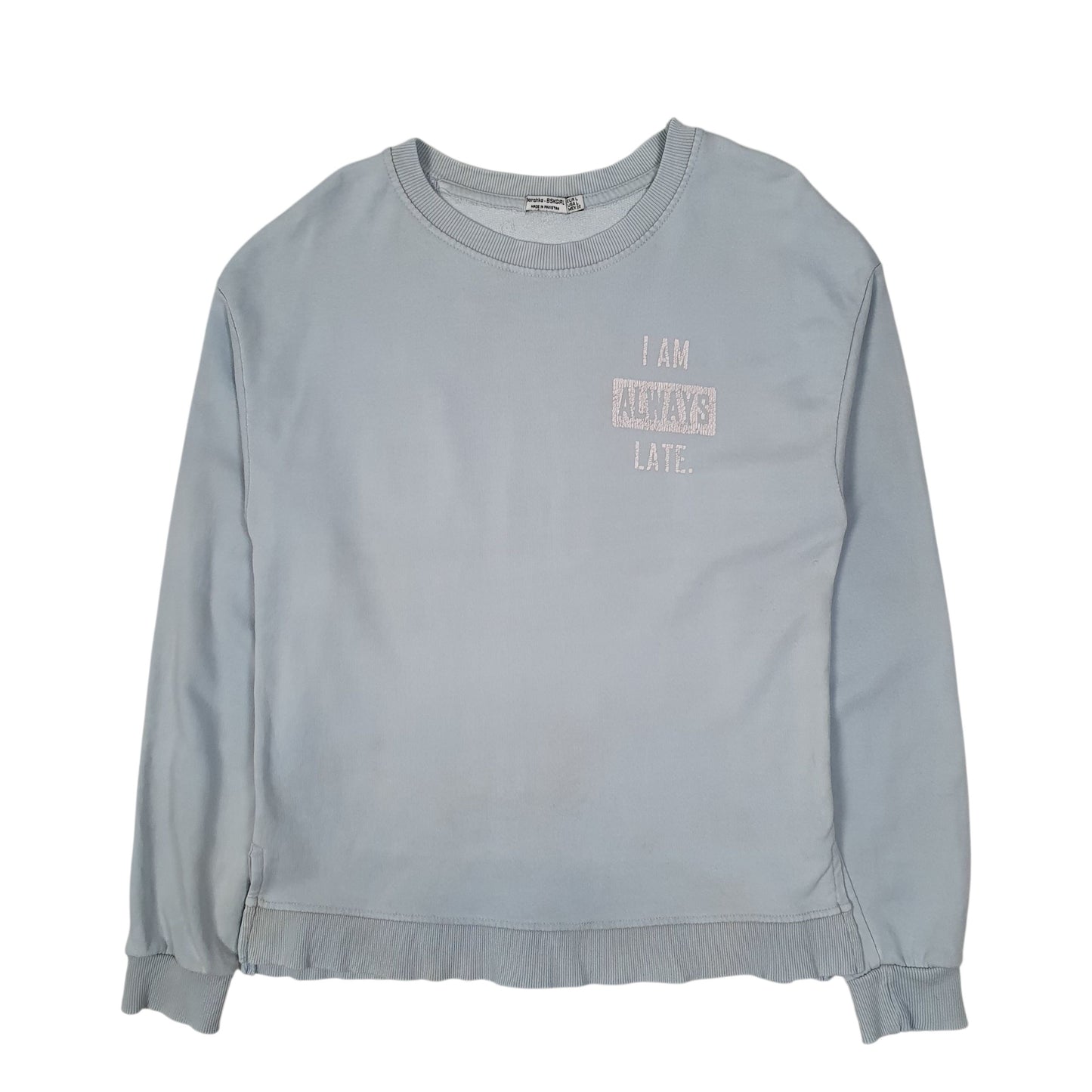 Womens Blue Bershka  Crewneck Jumper