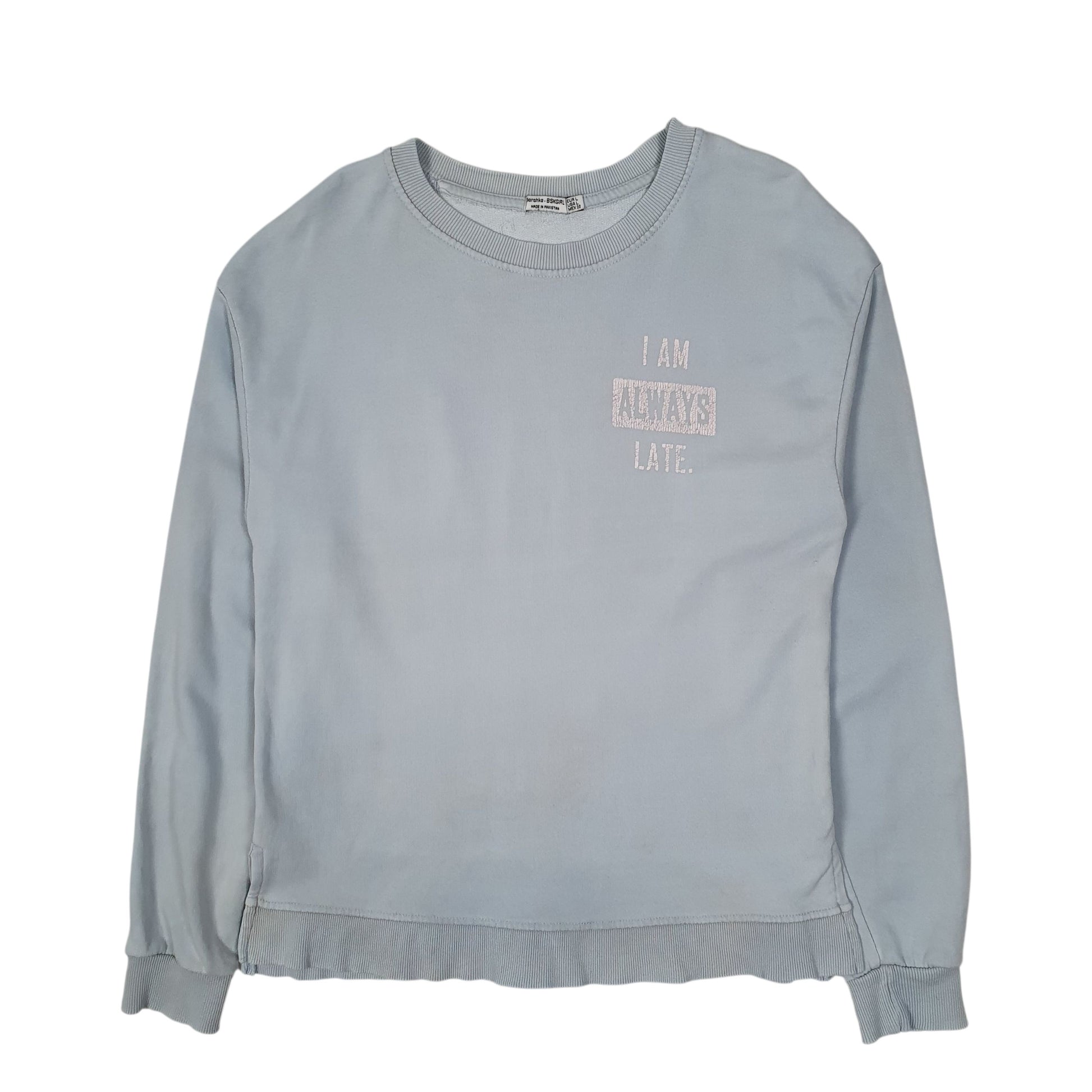 Womens Blue Bershka  Crewneck Jumper
