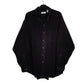 Mens Black Covington Corduroy Long Sleeve Shirt