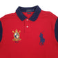 Mens Red Polo Ralph Lauren Slim Fit  Polo Shirt
