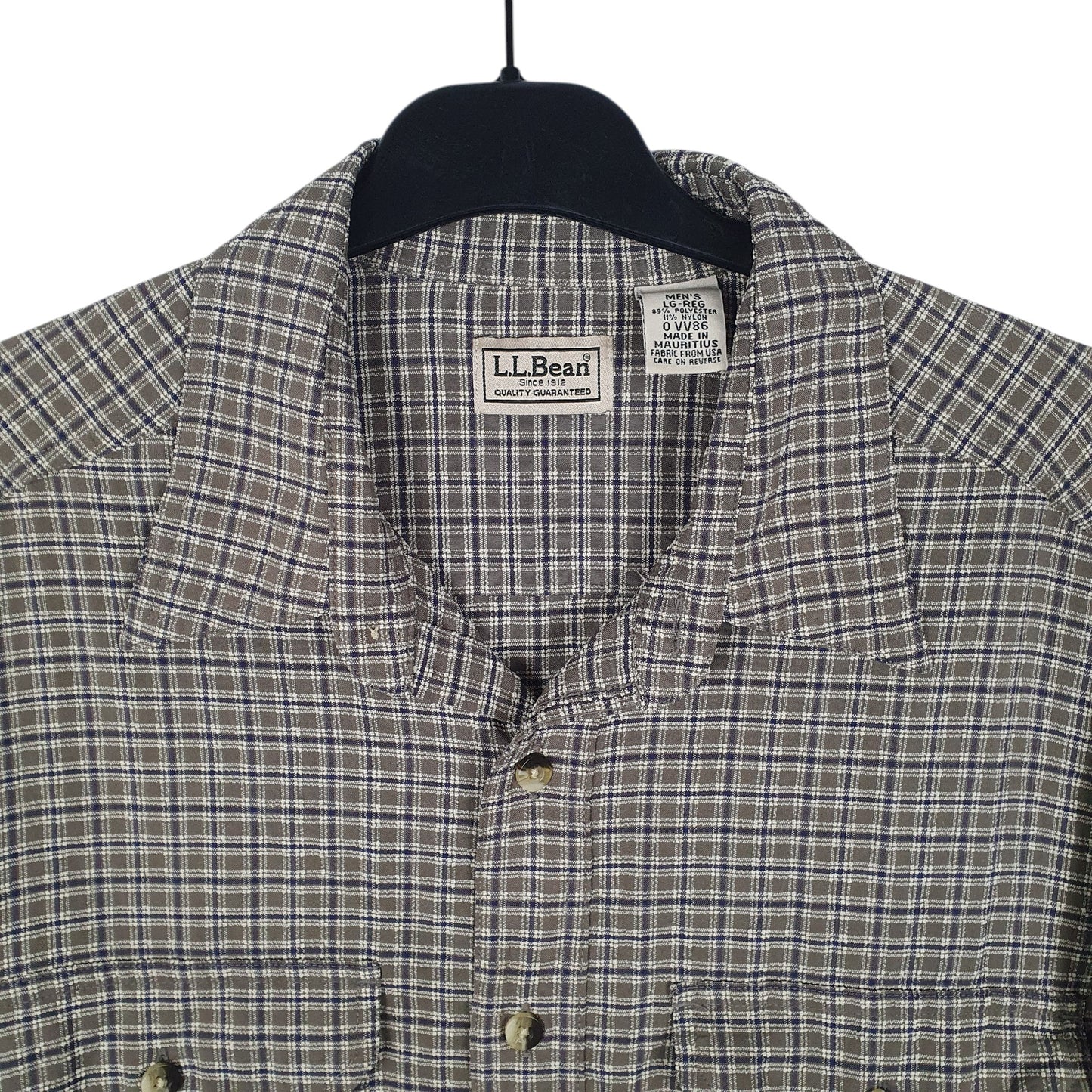 Mens Green L.L.Bean   Shirt