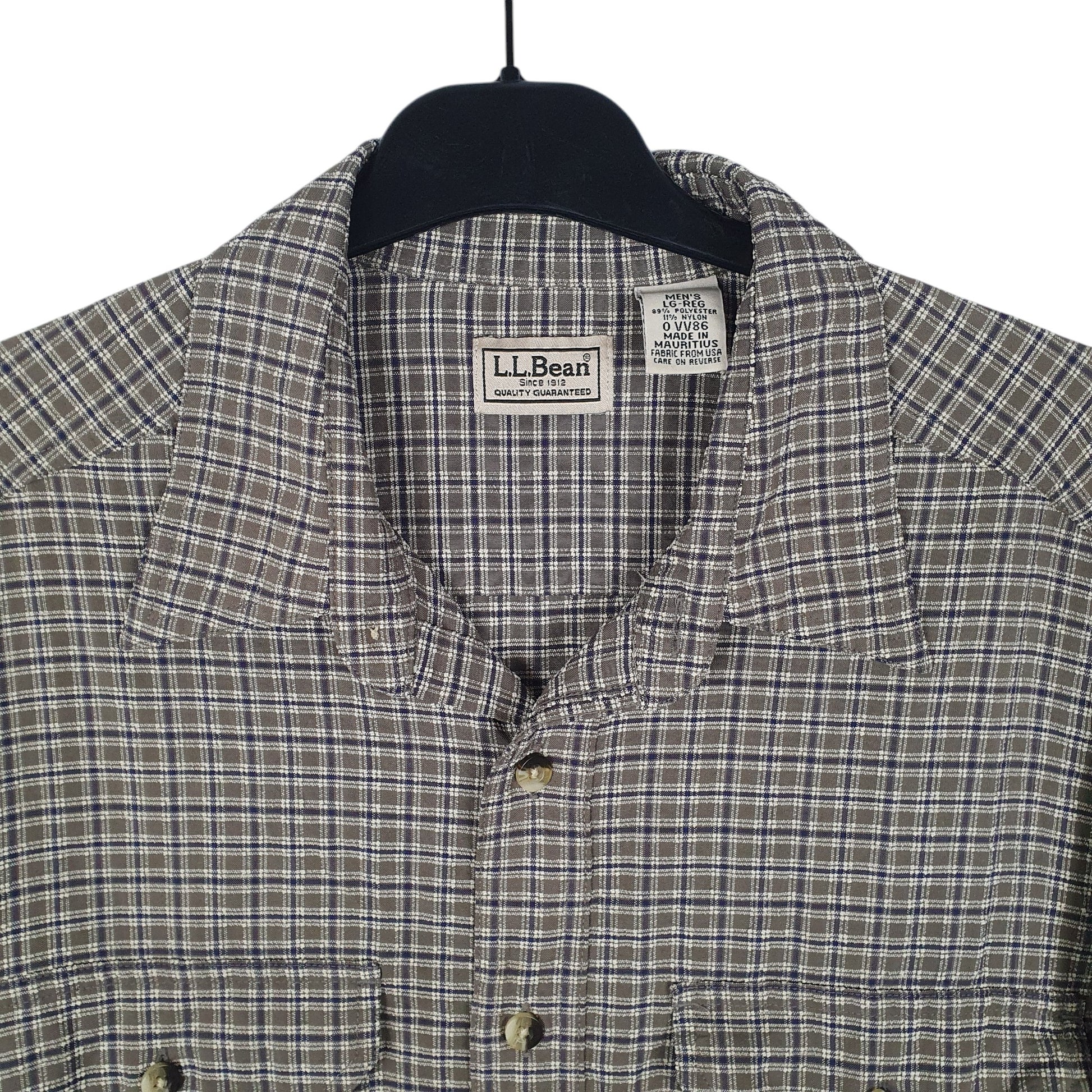Mens Green L.L.Bean   Shirt
