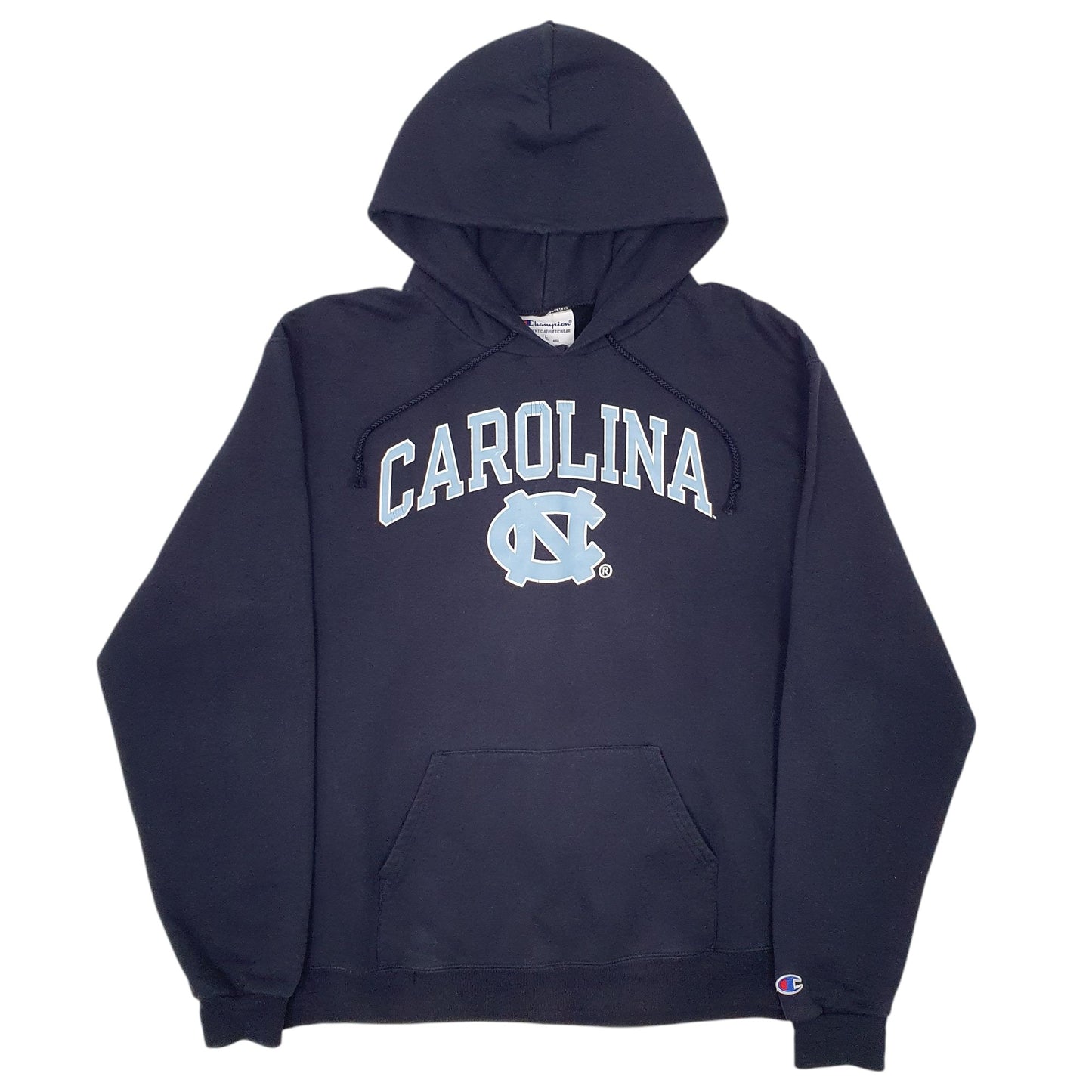 Mens Navy Champion Carolina Hoodie Jumper