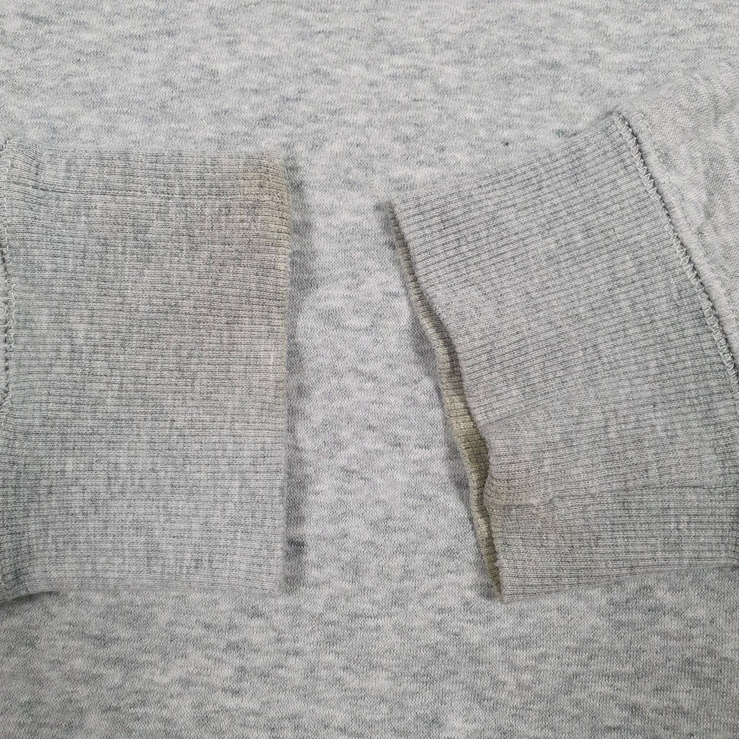 Mens Grey Champion Spellout Crewneck Jumper