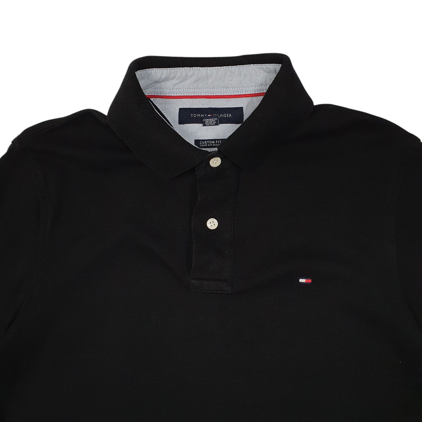 Mens Black Tommy Hilfiger   Polo Shirt
