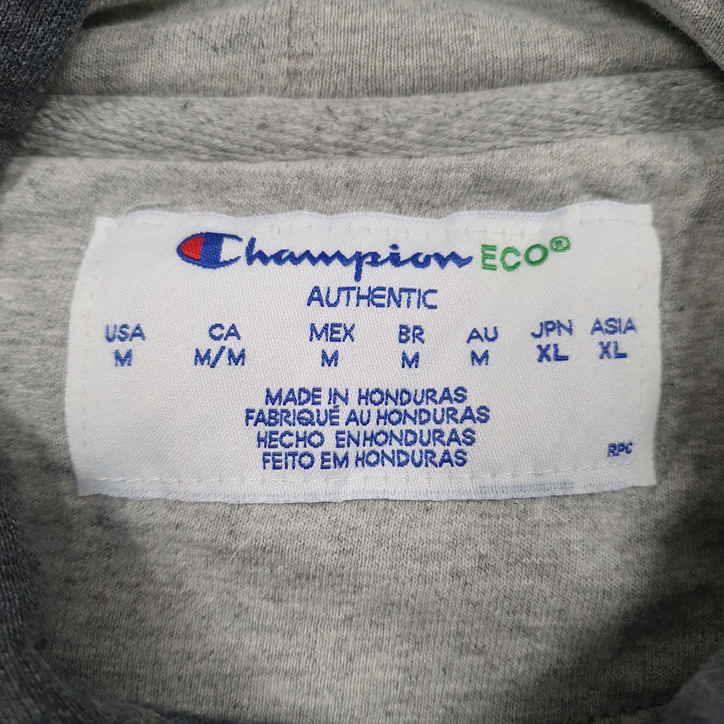 Mens Grey Champion  Hoodie Jumper