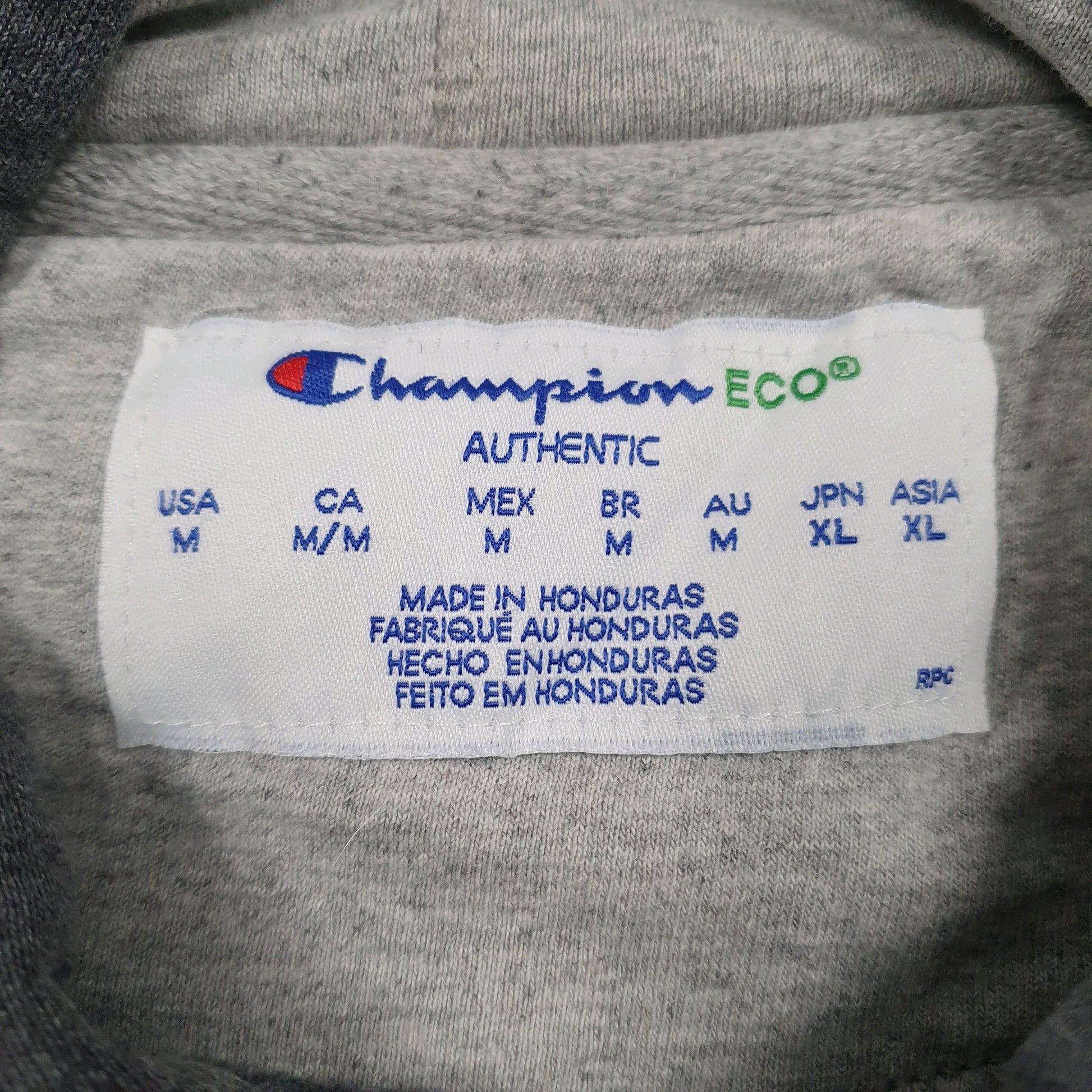 Mens Grey Champion  Hoodie Jumper