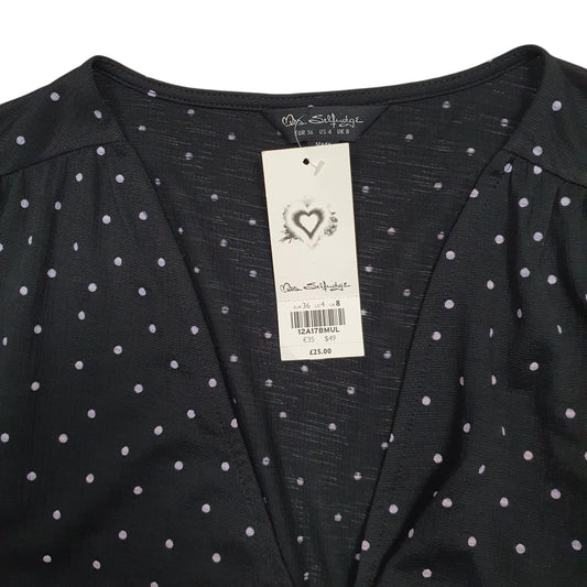 Womens Black Miss Selfridge   T Shirt