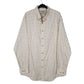 Mens Cream L.L.Bean  Long Sleeve Shirt